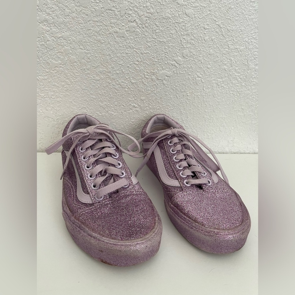 Vans Glittery Purple Sneakers